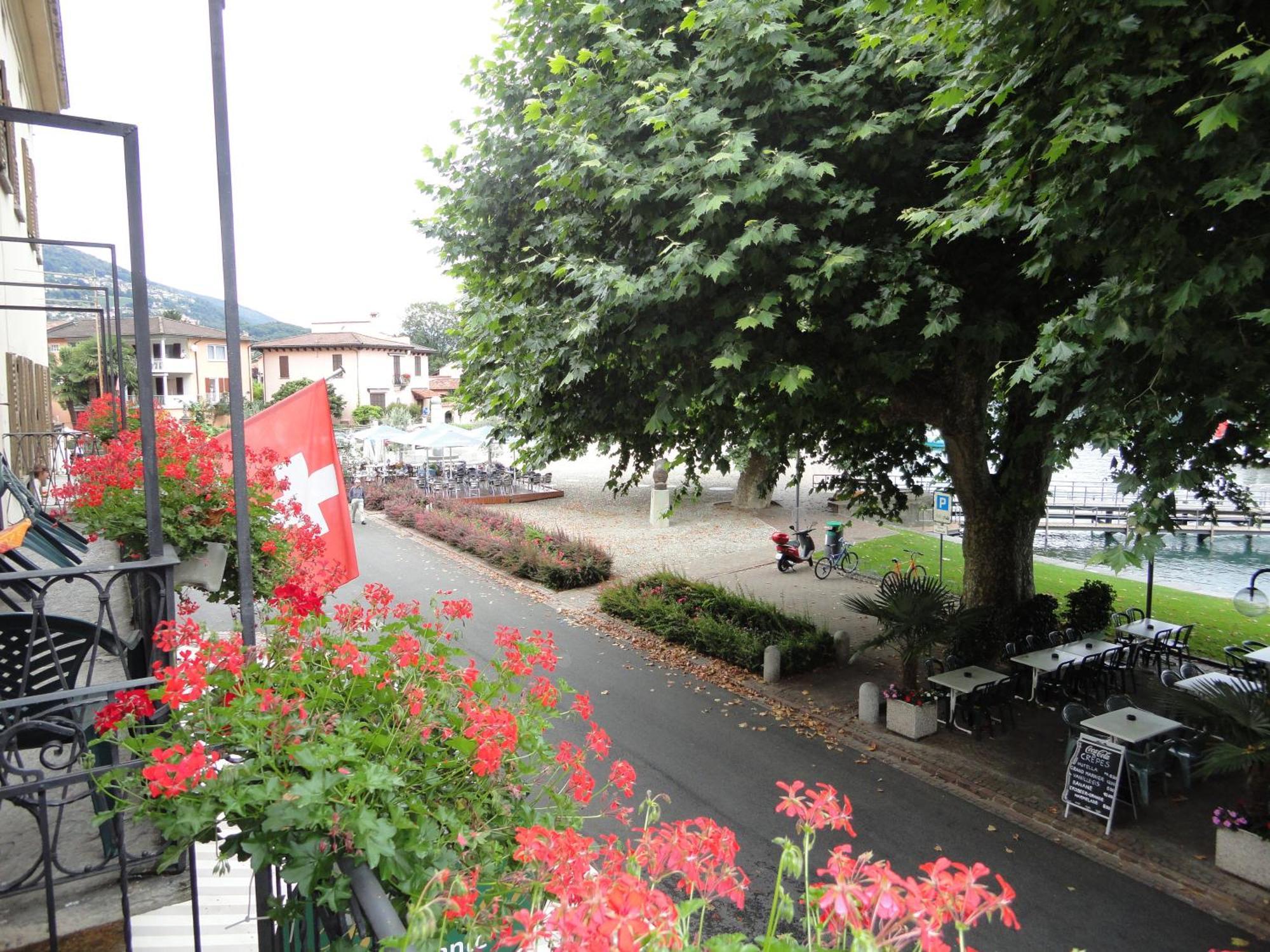 Osteria Battello Hotel Caslano Exterior photo